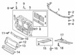 Ford Police Interceptor Utility Air Deflector Diagram - LB5Z-8327-A