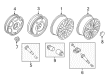 2017 Lincoln Continental Spare Wheel Diagram - GD9Z-1007-A