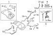 Mercury Fuel Filler Hose Diagram - CL8Z-9034-B