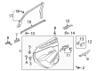 Lincoln MKC Door Moldings Diagram - EJ7Z-7800014-AD
