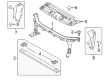 Ford Air Deflector Diagram - FL3Z-8310-A