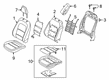 Ford Escape Seat Cover Diagram - MJ6Z-7864416-BA