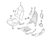 2004 Ford Escape Seat Cushion Diagram - YL8Z7864810DA
