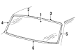 Mercury Grand Marquis Car Mirror Diagram - F2AZ-17700-A