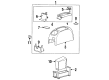 2002 Mercury Villager Glove Box Diagram - F58Z1606010B
