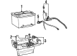 Lincoln Continental Battery Cable Diagram - XF3Z-14301-AA