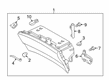 Lincoln Glove Box Diagram - HA1Z-58060T10-AB