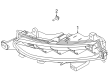 Lincoln Corsair Fog Light Diagram - LJ7Z-15201-B