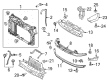 Ford Radiator Support Diagram - CE8Z-16138-D