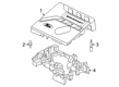 Ford Bronco Sport Engine Cover Diagram - JX6Z-6A949-B