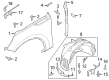 Lincoln Fender Diagram - LC5Z-16006-A