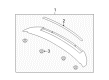 2012 Ford Mustang Spoiler Diagram - AR3Z-6344210-BB