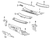 Ford Freestar Dash Panels Diagram - 5F2Z-1701610-AA