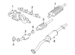 Ford Catalytic Converter Diagram - 6M6Z-5E212-A