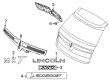 Lincoln MKT Emblem Diagram - AE9Z-7442528-C