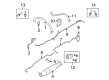 Mercury PCV Hose Diagram - 6L2Z-6A664-EA