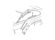 2004 Ford Mustang Weather Strip Diagram - XR3Z-6351822-AA
