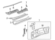Ford Dash Panels Diagram - 5C3Z-2501610-AA