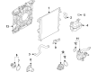 Ford Police Interceptor Utility Cooling Fan Assembly Diagram - P1MZ-8C607-E
