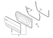 Ford Weather Strip Diagram - FR3Z-7620708-B