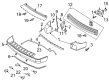 Mercury Parking Assist Distance Sensor Diagram - 5G1Z-15K859-AAA