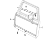 Ford F-350 Car Mirror Diagram - F2TZ-17696-E