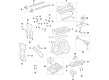 Lincoln Engine Torque Strut Mount Diagram - LX6Z-6068-AD