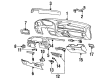 1992 Ford F-150 Glove Box Diagram - F5TZ1506024AAH