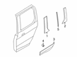 Ford Transit Connect Door Moldings Diagram - DT1Z-6129077-DD