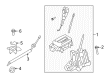 Mercury Automatic Transmission Shift Levers Diagram - 8L8Z-7210-B