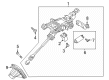 Lincoln Steering Column Diagram - H3GZ-3C529-D