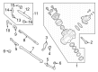 Ford Tie Rod Adjusting Sleeve Diagram - PC3Z-3281-B