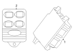 Mercury Body Control Module Diagram - 5T5Z-15604-BB