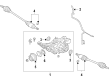 2023 Ford Bronco Sport Drive Shaft Diagram - LX6Z-4R602-AD