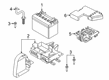 Lincoln Battery Tray Diagram - L1MZ-10732-B