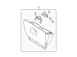 2006 Ford Expedition Glove Box Diagram - 4L1Z-7806024-BAC