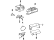 1999 Mercury Cougar Car Speakers Diagram - XS8Z18808BA