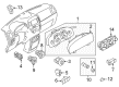 Mercury Mariner A/C Switch Diagram - AM6Z-19980-D