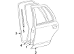 Mercury Grand Marquis Weather Strip Diagram - 7W7Z-5425324-A
