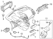 Ford Shift Knob Diagram - CJ5Z-7213-GA