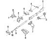 Mercury Villager Automatic Transmission Shift Levers Diagram - F7XY7210AA