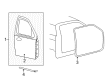 2005 Ford Explorer Sport Trac Door Seal Diagram - 1L5Z-3520758-AA