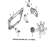 Ford E-250 Econoline Club Wagon Engine Cooling Fan Diagram - E4TZ-8600-C