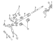 Mercury Automatic Transmission Shift Levers Diagram - 3F2Z-7210-AA