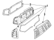 1990 Ford Taurus Back Up Light Diagram - E9DZ13450A