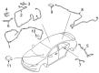 2013 Lincoln MKZ Antenna Cable Diagram - DP5Z-18812-G