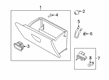 2014 Ford Fiesta Glove Box Diagram - AE8Z-5406010-AC