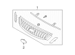 2007 Ford Five Hundred Grille Diagram - 6G1Z-8200-B