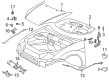 Ford Focus Hood Latch Diagram - 4S4Z-16700-A
