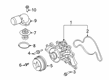 Ford Water Pump Pulley Diagram - LC3Z-8509-A